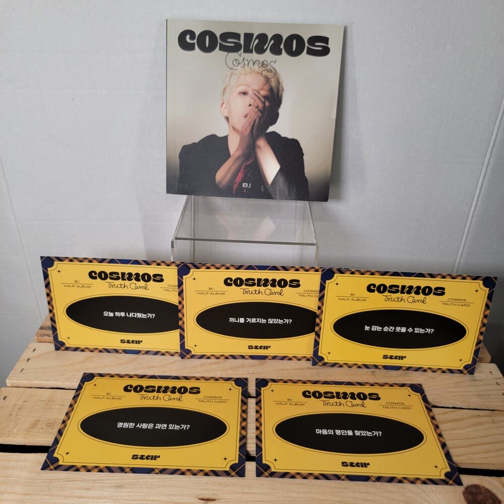 B.I (Kim Hanbin) - Cosmos [Earth Version] BOOK + 5 Truth Cards (NO CD)